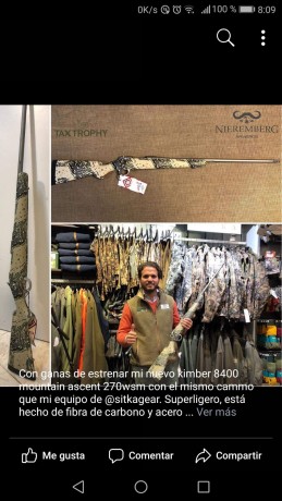 Una armeria de Madrid es el distribuidor de Kimber en España. 

https://www.kimberamerica.com/rifles

Ahora 30