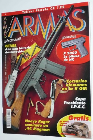   Dispongo de un lote de 38 revistas de "ARMAS" en perfecto estado y las cambiaria por unos 160