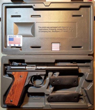 Vendo pistola Ruger 22/45 MK3 Target

Está adaptada para montar las cachas de cualquier modelo 1911 estandard 00