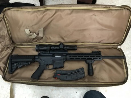 VENDIDA , VENDIDA hola vendo carabina smith  y wesson del 22lr performance center , con mas o menos 500 01