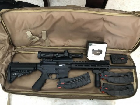 VENDIDA , VENDIDA hola vendo carabina smith  y wesson del 22lr performance center , con mas o menos 500 00