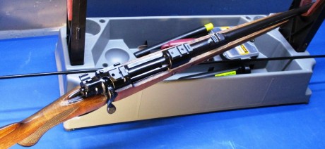 Vendo mi rifle Santa Barbara modelo A.

La madera ha sido desprovista del barniz original y se ha tratado 40