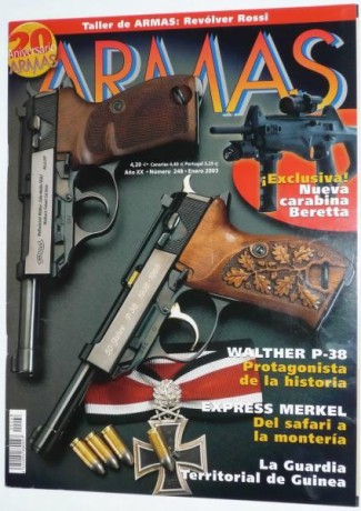   Dispongo de un lote de 38 revistas de "ARMAS" en perfecto estado y las cambiaria por unos 170