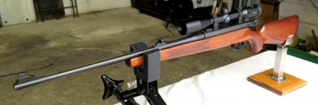 VENDO rifle de caza MAUSER-WERKE, calibre 30.06, cerrojo rectilíneo, con mira telescópica de batida CARL 02