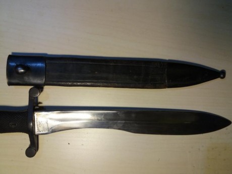 Machete 1907 en buen estado como se aprecia en las fotos
Precio 160€ gastos incluidos 10