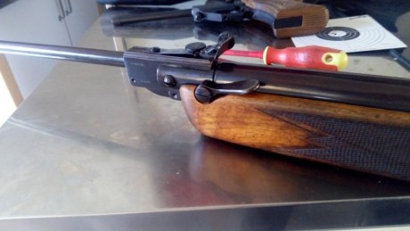 Hola, vendo un ejemplar de weihrauch hw55M marcado como Burgo , totalmente original, en buen estado. Funcionando 01