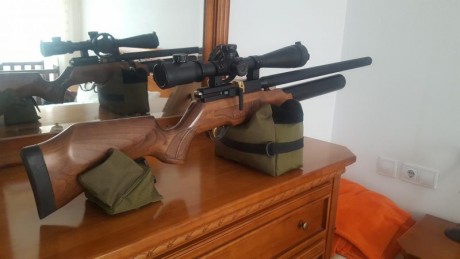 Lo dicho vendo cometa lynxv 10 mk2 del 5.5 con visor Zos 10x40x50 con monturas altas y rueda de paralelaje, 02