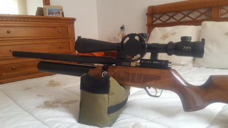 Lo dicho vendo cometa lynxv 10 mk2 del 5.5 con visor Zos 10x40x50 con monturas altas y rueda de paralelaje, 00