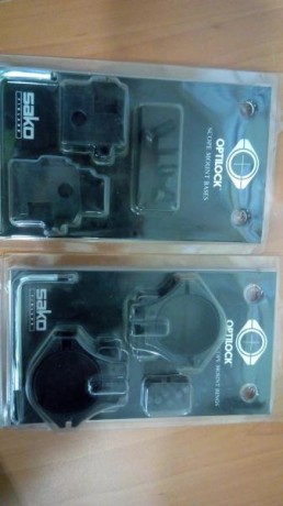 Pongo a la venta un juego de bases y anillas Optilock de 30 mm. La altura de las anillas es la "Medium". 02