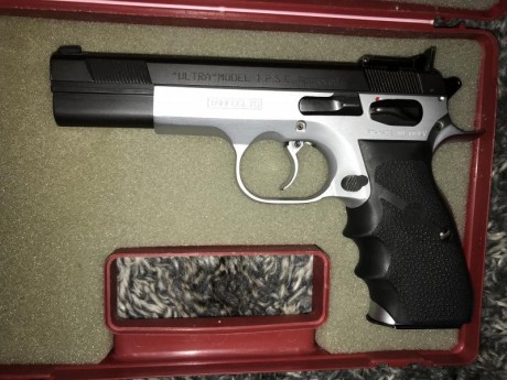Esta pistola me la venden como diseñada para IPSC produccion, no aparece en el listado de armas autorizadas, 50