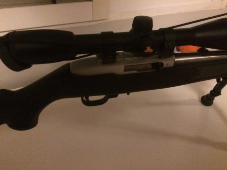 Vendo Ruger 10/22 en acero inoxidable. En estado inmaculado, muy pocos disparos y ni un solo rasguño. 00