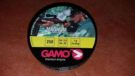 Hola amigos, siempre he usado los balines gamo magnum 5,5 en mi carabina pues son los que mejor le iban 00