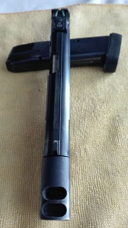Se vende pistola tamfolio Silver team 9 mm parabelun por dejar afición. La pistola no da interacciones, 02