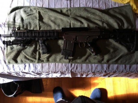 Vendo CETME C con los siguientes accesorios:

-guardamanos táctico
-culata tipo M4
-Base visor original 01