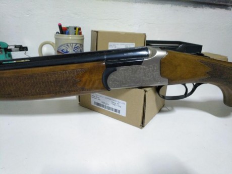 Vendo la escopeta que compre para compac y solo tire una vez
Es una lanber superpuesta monogatillo de 10