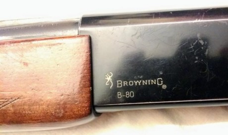 Se vende escopeta repetidora Browning B-80, calibre 12.
Excelente estado. Está en Lugo.
200 euros envío 00