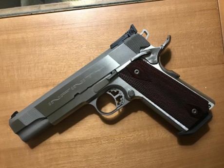 RETIRADA DE LA VENTA. Infinity monohilera 1911 en cinco pulgadas 
Acero inox. Una maquina de hacer dieces. 11