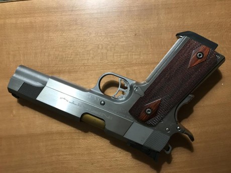 RETIRADA DE LA VENTA. Infinity monohilera 1911 en cinco pulgadas 
Acero inox. Una maquina de hacer dieces. 10