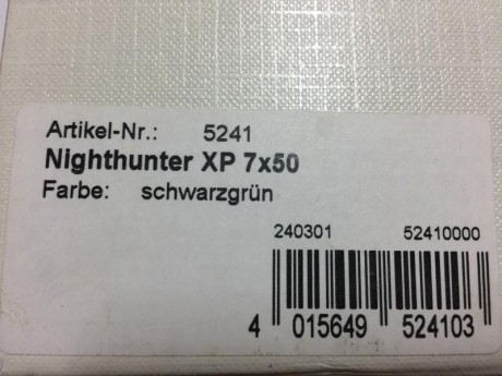 Se venden estos prismáticos muy luminosos y con apenas uso. 5 Trato por privado. Gracias 
https://www.optics-trade.eu/en/steiner-nighthunter-xp-7x50.html 00