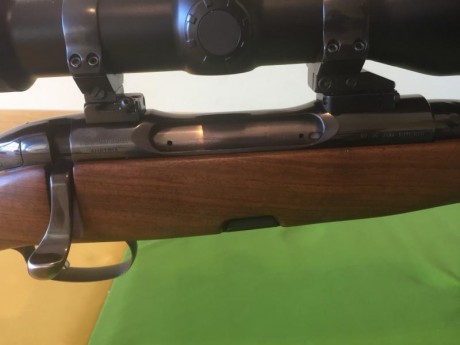 Vendo rifle Mannlicher Sbs 96 en calibre 270 win con gatillo pelo francés.
Perfecto de maderas y pavonados

Gastos 01
