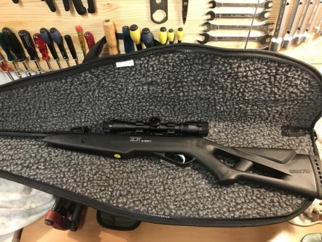 Vendo carabina GAMO WHISPER IGT. Nueva cal. 4,5
Con visor de 4x32 IR WR de retícula iluminada. Con funda 02