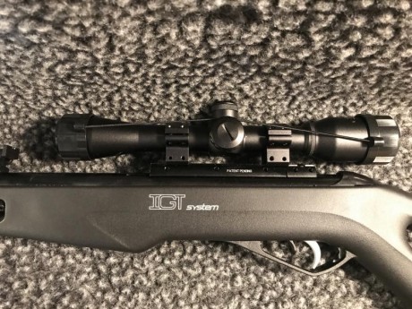 Vendo carabina GAMO WHISPER IGT. Nueva cal. 4,5
Con visor de 4x32 IR WR de retícula iluminada. Con funda 01