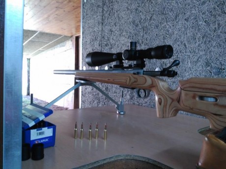 Vendo rifle Sabatti Tactical Ltd. Madera laminada y cañon inox. En calibre 222 Rem. Y lo mejor del rifle, 02
