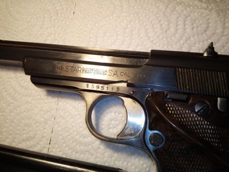 Buenos días nos de Dios.
Ya he vendido una pistola Star calibre 22. Y puede retirarse este anuncio del 00