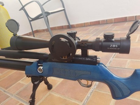 Se vende cometa lynx mk2, calibre 5, 5 con factura y garantía, incluye visor ZOS 10-40X50E, botella de 02