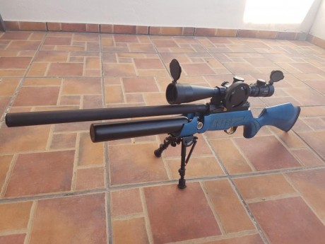 Se vende cometa lynx mk2, calibre 5, 5 con factura y garantía, incluye visor ZOS 10-40X50E, botella de 01