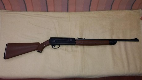 Vendo carabina vintage de bombeo de aire marca Crosman 2200 magnum calibre 5,5mm. Esta muy cuidada, como 01