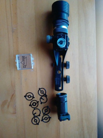 diopter anschutz con flitros de color y tunel anschutz con nivel 135 euros
Rabera y cantonera anschutz(Vendido) 01