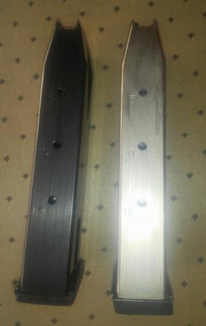  IMG_20180103_005045.jpg Vendo dos cargadores con capacidad para 15 balas de 9mm parabelum. Creo que son 00