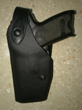 Vendo funda marca safariland para hk usp compact de zurdo. Precio 45 euros más envío si hiciera falta. 02