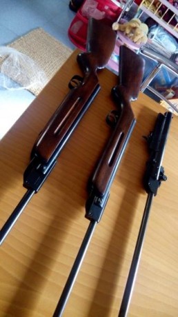 Hola, por exceso de carabinas para restaurar-completar vendo estas 2 weihrauch una hw50 gatillo record, 01