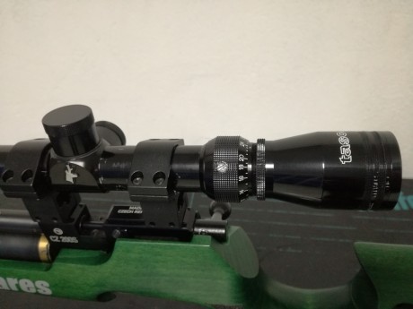 Hola a todos.
Vendo una carabina pcp CZ 200S GREEN con un visor TASCO WORLD CLASS 8-32x44 TS.
La compré 12