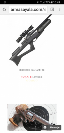 VENDO CARABINA BROCOCK (DAYSTATE) DEL CALIBRE 5,5 sintetica  DE AGOSTO DEL 2017

CARABINA POTENTE Y PRECISA 170