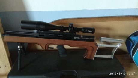 Hola a todos como ya comenté en otros temas poseo un bullpup y no adapto a el por ser tan corto pies ya 40