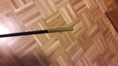 vendo baqueta tipton de 36 "  utiles de fibra de carbono y rosca hembra de 8/32  para calibres a 01