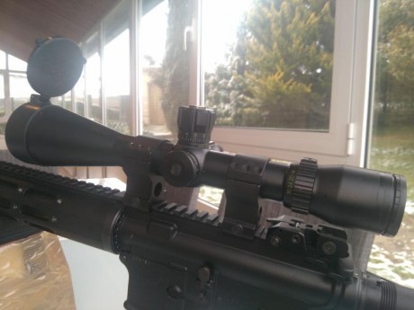 Se vende visor Bushnell Elite 6500 Tactical 4,5-30x50.  Lleva torretas tacticas, reticula mil-dot  y con 20