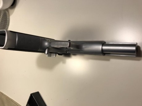 Vendo TANFOGLIO LIMITED, 9 mm/Pb, inox, con dos cargadores de 17 y uno de 16, con dos gatillos uno recto 21