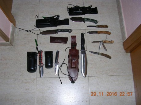 Cambio estos cuchillos. Me interesan cuchillos cudeman , j&v  u otros. También navajas tácticas o 91