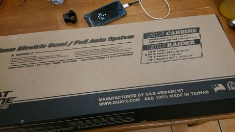 Hola !  . Vendo un fusil de asalto de airsoft  ,  cm16 dst g&g  ,  es de fibra , plastico , esta usado 01