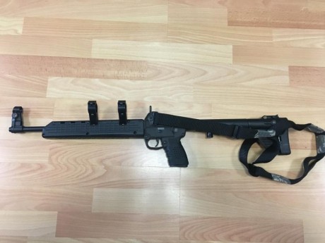 Por no usarla pongo en venta mi carabina Kel-Tec sub2000, generación 1. En muy buen estado.

Viene con:
-Cargador 00