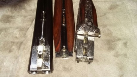 Un amigo me pasa esta escopeta que pone en venta. 
Cañon 69; 6 y 10 décimas. Recámaras 18.5
Cañones cromo-niquel. 00