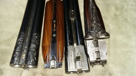 Un amigo me pasa esta escopeta que pone en venta. 
Cañon 69; 6 y 10 décimas. Recámaras 18.5
Cañones cromo-niquel. 10