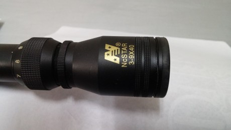 Vendo visor NcStar 3-9x40 en estado impecable, 55€ puesto en casa en la peninsula.
Atiendo telefono y 10