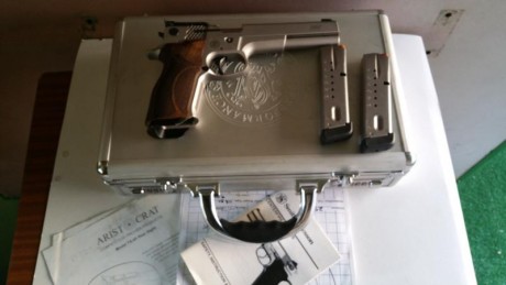    SE AJUSTA PRECIO A 1390€   
   Se vende Pistola S&W Performance center Model 5906 PPC-9 6" 40