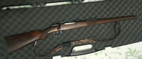 Por dejar la afición un compañero vende el siguiente rifle 

Por lo visto se trata de un máuser 98 DWM 00