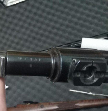 Por dejar la afición un compañero vende el siguiente rifle 

Por lo visto se trata de un máuser 98 DWM 72